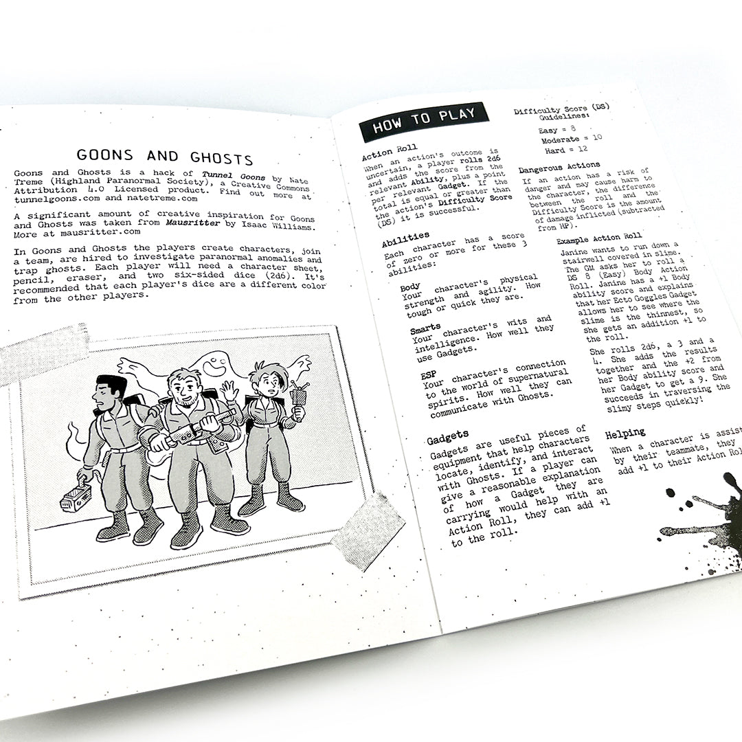 Goons and Ghosts TTRPG