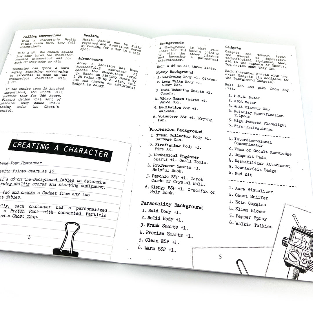 Goons and Ghosts TTRPG